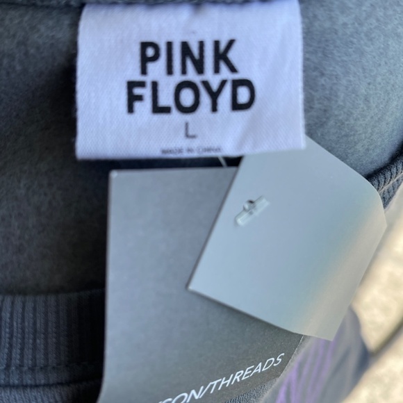 NWT Pink Floyd Dark Side Of The Moon Lightweight Sweatshirt Large - Picture 9 of 9